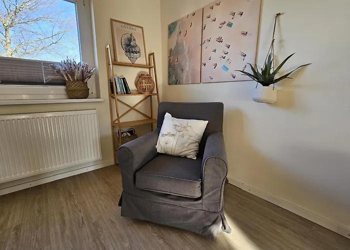 Апартаменты Kuestenglueck 2 Stylisches Mit Meerblick - 200m Zum & Baecker