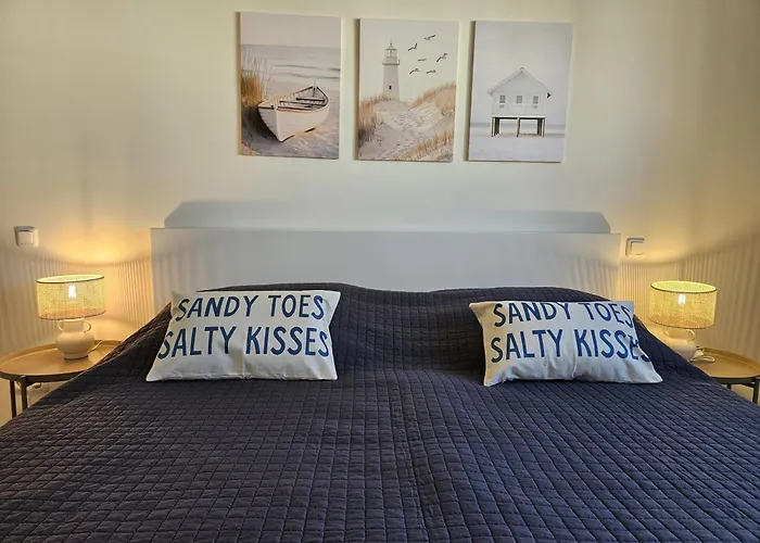 Апартаменты Kuestenglueck 2 Stylisches Mit Meerblick - 200m Zum & Baecker